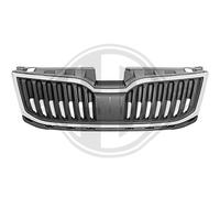 GRIGLIA calandra COMPATIBILE CON SKODA OCTAVIA 2017 - 2020 NERA CROMATA