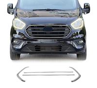 Griglia Calandra Leisten Grillleisten compatibile con Ford Transit Custom 2018-2023 Cromato 4x