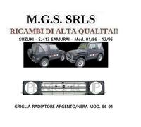 GRIGLIA CALANDRA RADIATORE ARGENTO/NERA MOD. 86-91 SUZUKI SAMURAI 01/86-12/95
