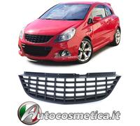 Griglia calandra Sport griglia senza stemma nero per Opel Corsa D 06-10