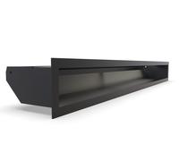 Griglia camino nera: varie dimensioni - design moderno