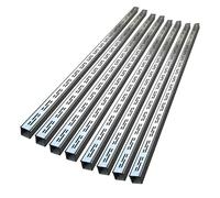 Griglia Canaletta Canale Drenaggio Kit Di Drenaggio Per Canale Sottile Da 5 Cm, Trincea Giardino/Mini Fossa In Acciaio Inossidabile Pavimento(Silver 8 pack,5x5cm(2x2"))