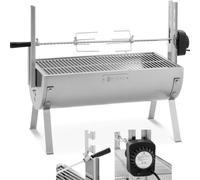 Griglia carbone con spiedo rotante elettrico per maialino 4W 15kg 82cm