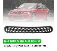 Griglia Centrale Del Cofano Ingresso Aria 51132694723 Per BMW E46 M3 2001-2006