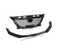Griglia Centrale Paraurti Anteriore Per Mazda 3 Per Axela 2014-2016 Griglia Anteriore Stile A Nido D'ape Griglie Radiatore Sportive Inferiore Paraurti Spoiler Splitter Piastra