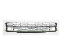 Griglia Centrale Paraurti Nera Con Modanatura Cromata Per Skoda Superb 2013-2015