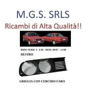 GRIGLIA CERCHIO FARO DESTRO BMW S3-E30-MOD. 09/87>11/90