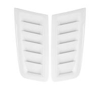 Griglia Cofano Compatibile Con Ford Per Focus RS MK2 Style Bocchette Dell'aria Cofano Motore Parti Esterne Dell'auto Accessori Modifica Sostituzione(White)