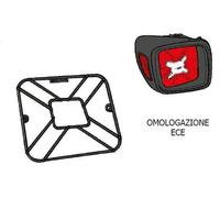 GRIGLIA COPERTURA FANALE POSTERI SINISTRO PER JEEP RENEGADE 2014 VERNICIATA NERA