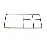 Griglia cucina gas Elba De'Longhi Meneghetti nera 1 fuoco cm 45,6 x 22,5