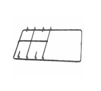 Griglia cucina gas Rex Zanussi Zoppas Castor 1 fuoco + piastra 45,8 x 26,4 cm