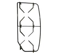 GRIGLIA CUCINA NARDI 2 FUOCHI DESTRA SMALTATA NERA CM.44 X 21,8/14,5