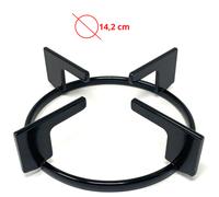 Griglia cucina Rex Electrolux 1 fuoco tonda smaltata nera diametro cm.14,2