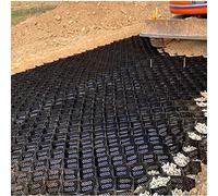 Griglia da 5,1 cm per ghiaia, resistente per stabilizzazione vialetto, dimensioni da 9 a 9 m, ideale per parcheggi leggeri e controllo dell'erosione del suolo