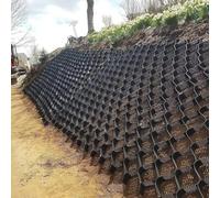 Griglia da 5,1 cm, stabilizzatore per ghiaia per vialetti, vialetti e parcheggi, per muri di sostegno e supporto per camion leggeri, 1 x 6 m