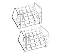 Griglia da cucina in acciaio inox con supporto per spiedini per Air 2, riscaldamento efficiente e uso domestico per friggitrici ad aria