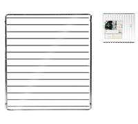 Griglia da forno cromata estendibile di cm 32x36