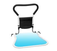 Griglia da letto per anziani, con base più ampia, supporto per letto di sicurezza con vano portaoggetti, profilassi per anziani, disabili, donne incinte e ferite, aiuti per disabili