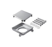 GRIGLIA DA PAVIMENTO IN ACCIAIO INOX DOUBLE-FACE 100 x 100 mm