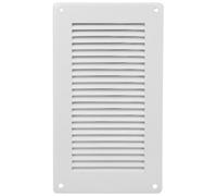Griglia da sovrapporre in metallo con rete l. 140 x h. 240 mm alluminio argento