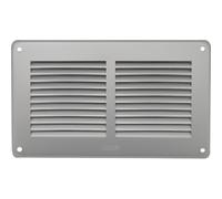 Griglia Da Sovrapporre In Metallo Con Rete L.240 X H. 140 Mm - Alluminio Argento