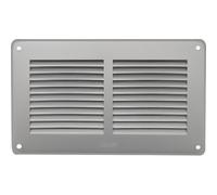 Griglia da sovrapporre in metallo con rete l.240 x h. 140 mm alluminio argento