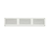 GRIGLIA DA SOVRAPPORRE IN METALLO CON RETE L 300 X h 60 MM Alluminio Argento