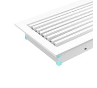 Griglia decorativa di uscita dell'aria dell'aria condizionata centralizzata in ABS,Griglia di ventilazione delle persiane,Copertura regolabile per presa d'aria laterale o a soffitto