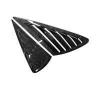 Griglia decorativa per finestrino posteriore a forma di branchia di squalo con feritoia triangolare, compatibile con Ford Focus MK2 2005-2013 Hatchback 4D(Carbon fiber pattern)