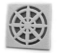 Griglia decorativa quadrata per aerazione da esterno (EDG-02)