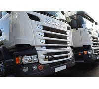 Griglia Decorazioni Set - Larghezza Per Scania P G R 6 2009 + Serie Cromo Ant.