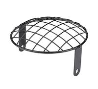 Griglia del faro del motociclo, 20,32 cm di diametro Maglia del faro del motociclo Griglia diamantata universale per ciclo automatico(Nero)