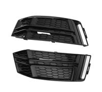 Griglia del Fendinebbia Compatibile Con Sline Per A4 B9 2016 2017 2018 Auto Griglia Anteriore Lampada Della Luce Nebbia Griglia Coperchio Della Lampada Trim Sinistra Destra 8W0807681F 8W0807682F(Gloss