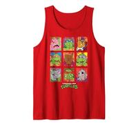 Griglia del Gruppo Teenage Mutant Ninja Turtles in difficoltà Canotta, Uomo, Rosso, L