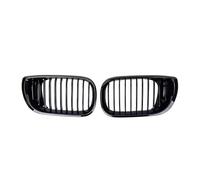 Griglia del radiatore Per Serie 3 E46 325i 4-Porte 2002 2003 2004 Lucido Stile Linea Singola Griglie Anteriori Kidney Racing Diamanti Superiore(Nero lucido singolo)