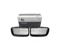 Griglia del radiatore Set of L&R single ridge black gloss BMW 7 E38
