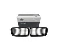 Griglia del radiatore Set of L&R single ridge black matte BMW 7 E38