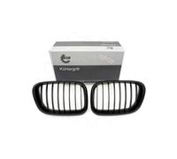 Griglia del radiatore Set of L&R single ridge black matte BMW X5 E53