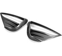 Griglia del rene anteriore Griglia anteriore per radiatore per Tesla per modello Y 2020-2023, copertura della lampada fendinebbia per paraurti(Carbon Fiber Look)