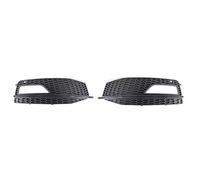 griglia dell'auto A4 B8.5 SLine S4 Paraurti per auto Copertura della luce di nebbia Griglia Fendinebbia lampada fendinebbia(Black Without Hole)