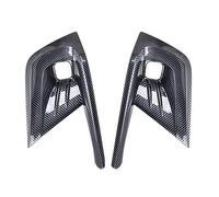 griglia dell'auto Per Civic 11th Gen 2022 2023 2 per PCS Auto Anteriore Della Luce di Nebbia Griglia Copertura Lampada Trim(Carbon fiber)