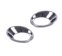 griglia dell'auto Per Nissan per Qashqai 2007-2012 2 pezzi ABS per cromatura per coda posteriore fendinebbia telaio di copertura della lampada