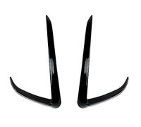 griglia dell'auto Per Tesla per il modello Y 2017-2022 2 pz Auto Lampada Della Nebbia Griglia Paraurti Anteriore Copertura Adesivo(Glossy Black)