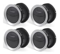 Griglia Dell'ugello 1697430 8A6HAQ18B09 Per Ford Per Fiesta 2006-2016 Per Connect 2009-2013 Griglia Di Ventilazione Presa D'aria Aria Condizionata Bocchette Ventilazione(4pcs Black)