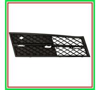 Griglia Destra Paraurti Nera-Chiusa Bmw Serie 5-Ff11-(Anno 2010-2013)