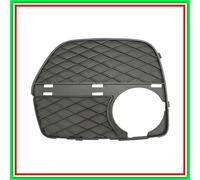 Griglia Destra Paraurti Nera-Con Sede Fendi-Con Fori Modanatura 2012In Poi Bmw X