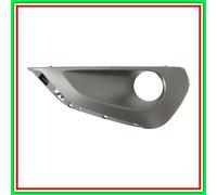 Griglia Destra Paraurti Nera-Con Sede Fendi-Con Fori Modanatura Peugeot 208-(Ann