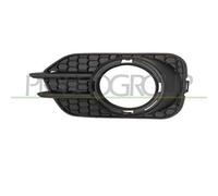 Griglia Destra Paraurti Nera Con Sede Fendi-Con Fori Cornice Mod Sport 28 Vw Tig