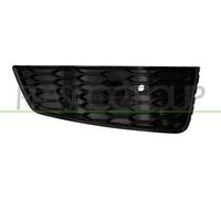 GRIGLIA DESTRA SUPERIORE NERA-LUCIDA-PARAURTI ANTERIORE Q3 S-LINE (8U) - Mod. 10