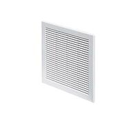 Griglia Di Aerazione 300 X 300 MM 30;5 X 30;5 Cm; Bianco Con Griglia Insect Fly